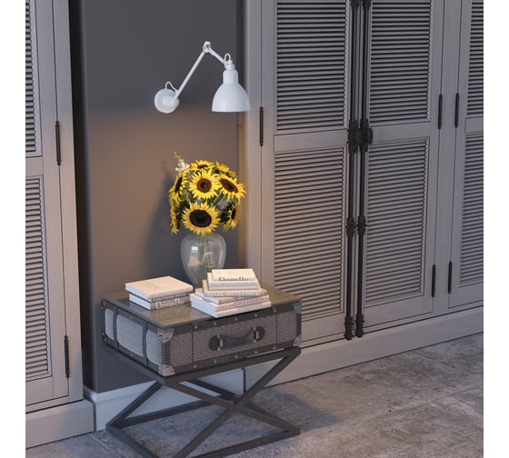 Настенный светильник ODEON LIGHT ARTA на кронштейне, металл, E14, 1х40W 4126/1WD