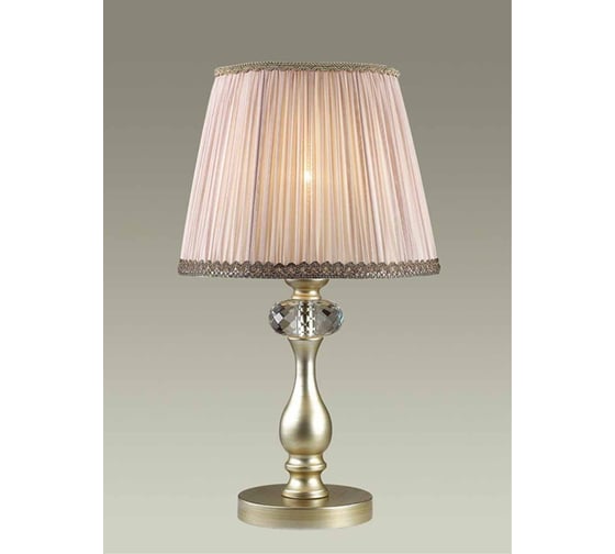 Настольная лампа ODEON LIGHT AURELIA текстиль, E14, 40W 3390/1T