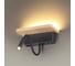 Настенный светильник-полка ODEON LIGHT WOODY с подсветкой/USB металл, LED, 8W 3868/8WL 2