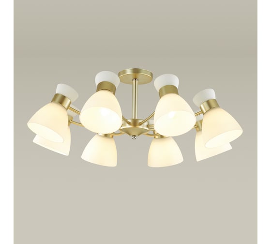 Потолочная люстра LUMION WILMA стекло, E27, 8х60W 4535/8C