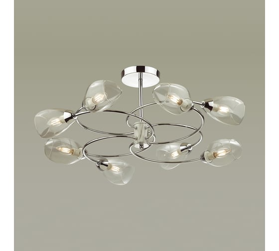 Потолочная люстра LUMION ROMEO стекло, E14, 8х40W 4561/8C