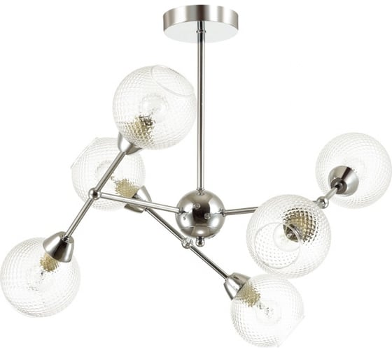 Люстра LUMION EVERLY на штанге, стекло E14, 6х40W 4438/6C 1