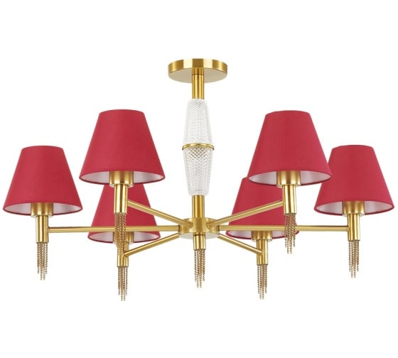 Потолочная люстра LUMION VANESSA текстиль, E27, 6х60W 4514/6C