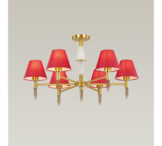 Потолочная люстра LUMION VANESSA текстиль, E27, 6х60W 4514/6C