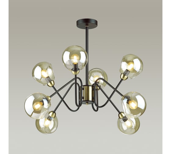 Потолочная люстра LUMION TIANA стекло, E14, 8х40W 4518/8C