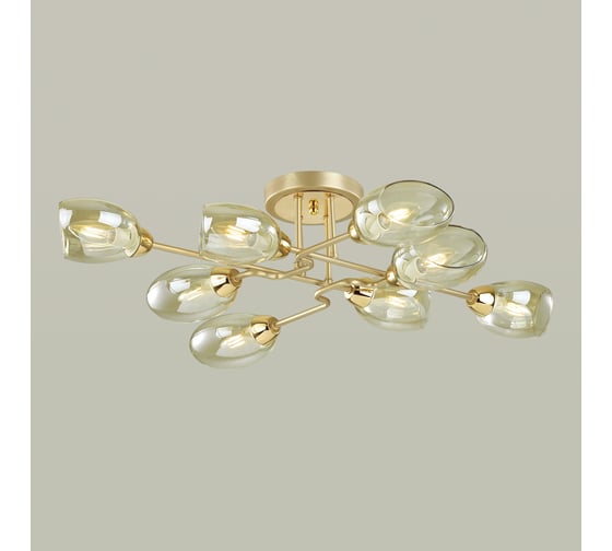 Потолочная люстра LUMION LACIE стекло, E14, 8х40W 4536/8C
