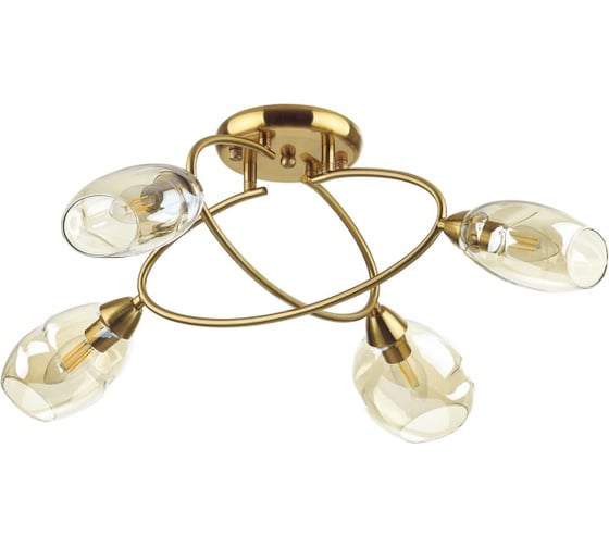 Потолочная люстра LUMION ORLA стекло, E14, 4х60W 4483/4C 1