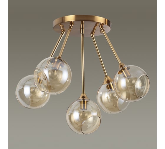 Потолочная люстра LUMION WILLOW стекло, E14, 5х60W 4460/5C