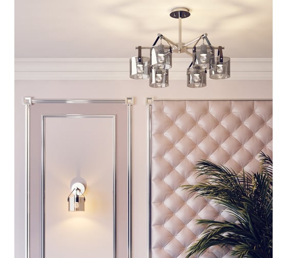 Потолочная люстра LUMION VALARIE стекло, E27, 6х60W 3716/6C