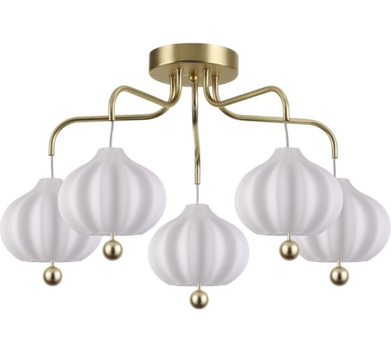 Потолочная люстра LUMION стекло, E27, 5х60W, JULIET 4459/5C 1
