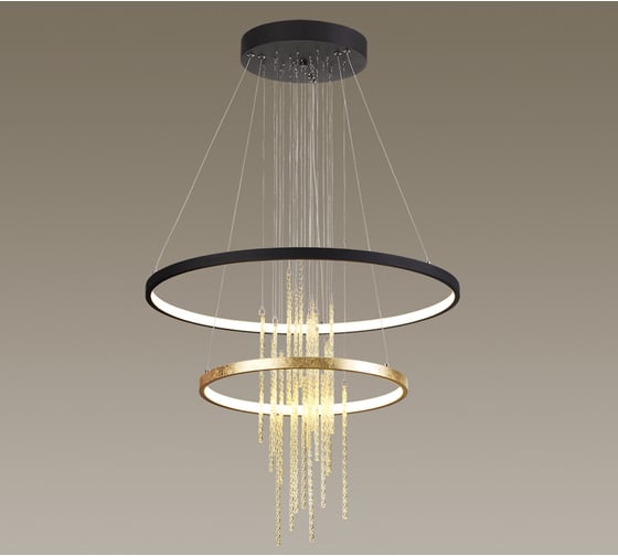Подвесной светильник ODEON LIGHT, металл стекло LED 63W MONICA 3901/63L