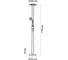 Торшер ODEON LIGHT, акрил LED 24W SALUT 4677/24FL 2