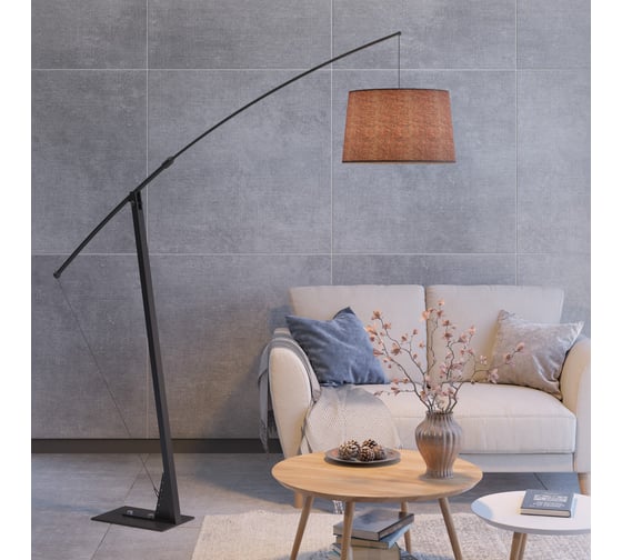 Торшер ODEON LIGHT, ткань E27 60W BRONX 4061/1F