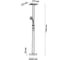 Торшер ODEON LIGHT, акрил LED 24W SALUT 4676/24FL 2