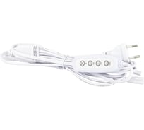 Разветвитель сетевой для линейных светильников ЭРА Разветвитель 4х IEC C7 2pin 2mtimer на 4 точки с Б0066964