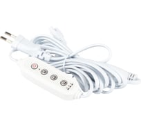 Разветвитель сетевой для линейных светильников ЭРА Разветвитель 3х IEC C7 3pin 2m timer на 3 точки с Б0066949