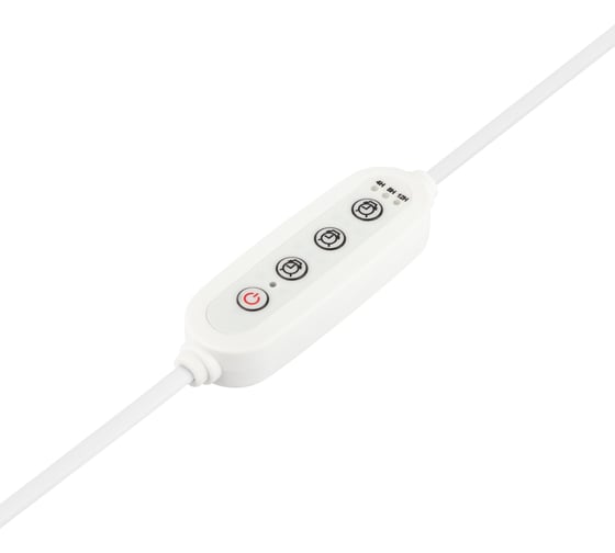 Разветвитель сетевой для линейных светильников ЭРА Разветвитель 3х IEC C7 3pin 2m timer на 3 точки с Б0066949