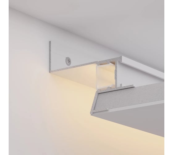 Профиль Arlight СEIL-S18-SHADOW-SIDE-3000 WHITE 3м 050501