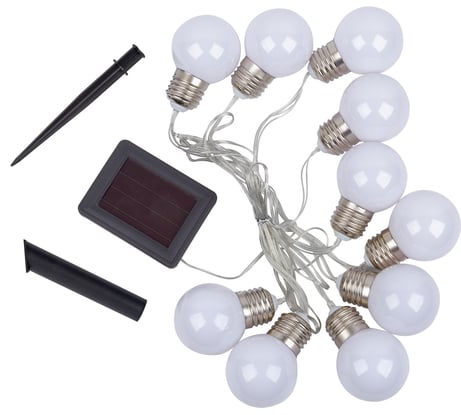 Садовая гирлянда на солнечной батарее Uniel USL-S-126/PT1800 FROST BULBS UL-00012697