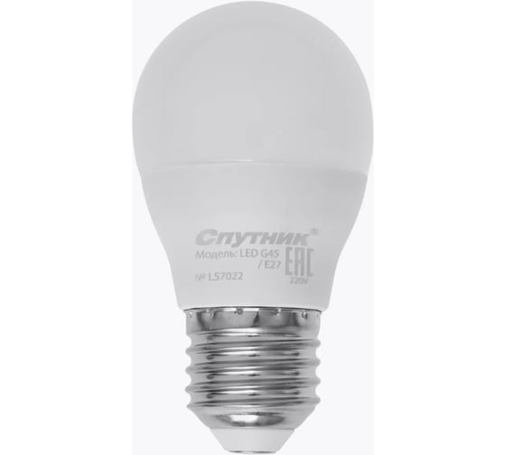 Светодиодная лампа Спутник LED G45 12W/3000K/E27 1