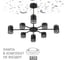 Люстра потолочная LUMION GX53 LED 8*10W 4*5W VIRSAVA 8234/8 8234\8C 2
