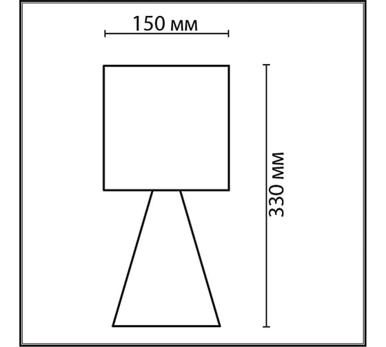 Настольная лампа LUMION E14 1*40W SEGI 8132/1 8132\1T
