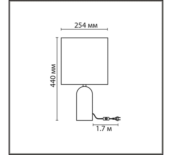 Настольная лампа LUMION E27 1*60W AKIVI 8146/1 8146\1T