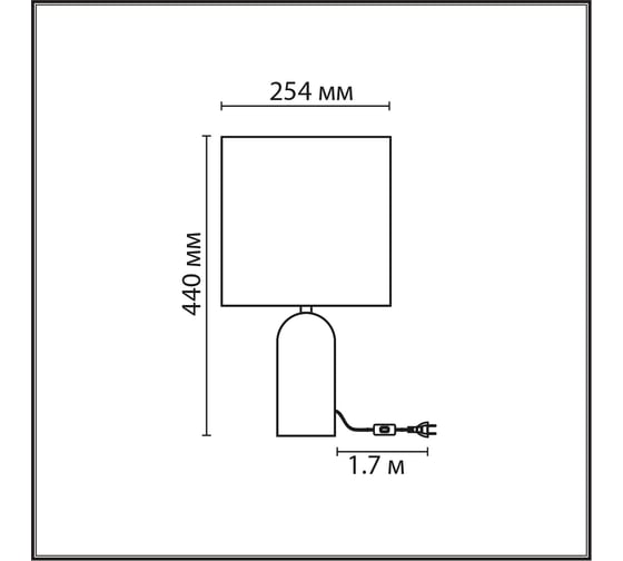 Настольная лампа LUMION E27 1*60W AKIVI 8149/1 8149\1T