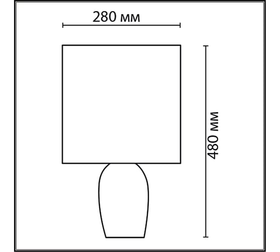 Настольная лампа LUMION E27 1*60W AVALONA 8118/1 8118\1T
