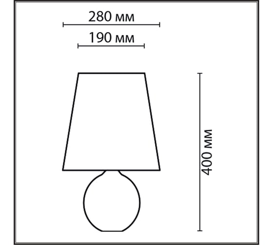 Настольная лампа LUMION E27 1*60W AVALONA 8119/1 8119\1T