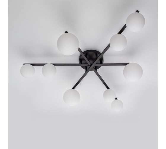 Люстра потолочная Citilux GLOB чёрная CL209291