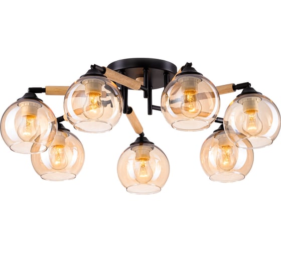 Люстра поворотная Citilux TIKA чёрная CL133171