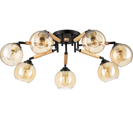 Люстра поворотная Citilux TIKA чёрная CL133171
