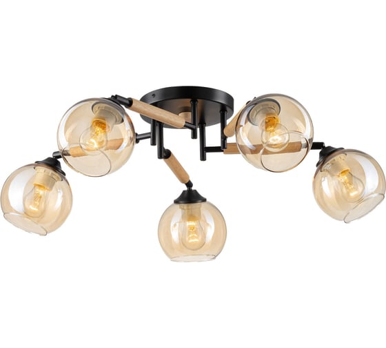 Люстра поворотная Citilux TIKA чёрная CL133151