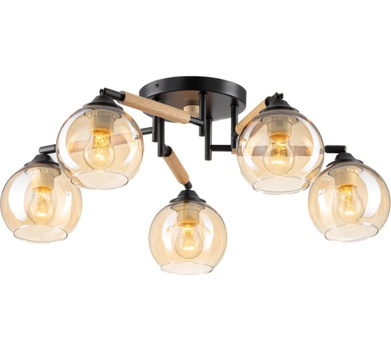 Люстра поворотная Citilux TIKA чёрная CL133151