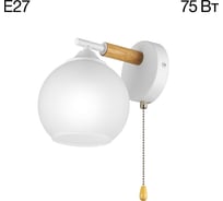 Бра с выключателем Citilux TIKA белое CL133410