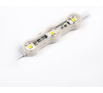 Светодиодный модуль MAKSBRIGHT 50 шт, 1,14 Вт, 12 В, IP67, 3smd 2835, 110лм, 6500K, холодный белый, MB-M3SA-KO-PL-2835-W