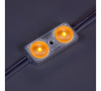 Светодиодный модуль MAKSILED 20 шт, 0,96Вт/0,48Вт, 24В, IP65, 2smd 2835, 30лм/15лм, желтый, ML-M2DP-L-2835-Y-24V