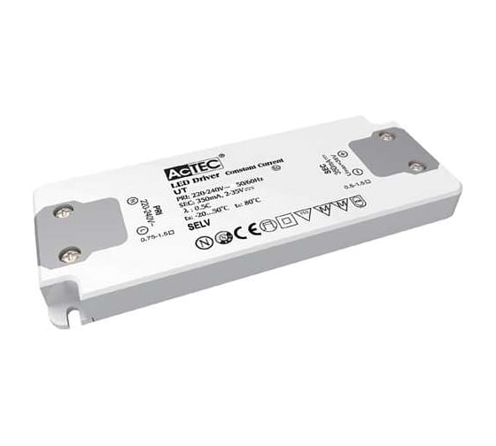 Блок питания AcTEC 2-12В, 6Вт, IP20, 0,5A, 98x46x11мм, UT500mA/6W 1