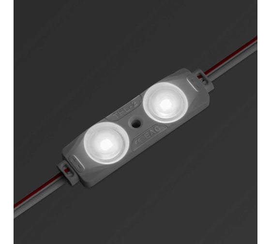Светодиодный модуль Donled 20 шт, 0,63 Вт, 24 В, IP65, 2smd 2835, 110лм, холодный белый, DL-THL-2-24V