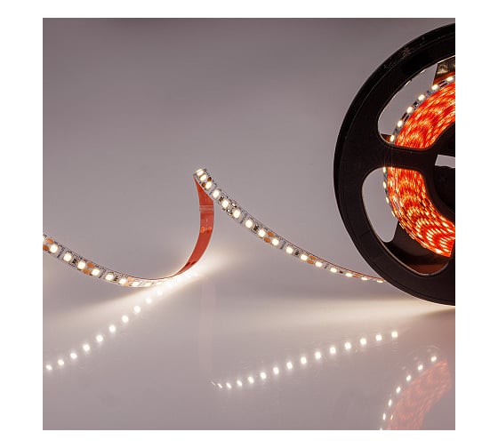 Светодиодная лента MAKSILED 5м, 12В, 9,6 Вт/м, 120SMD(2835)/м, 4000-4500K, 8мм, ML-R120-2835-NW-PRO