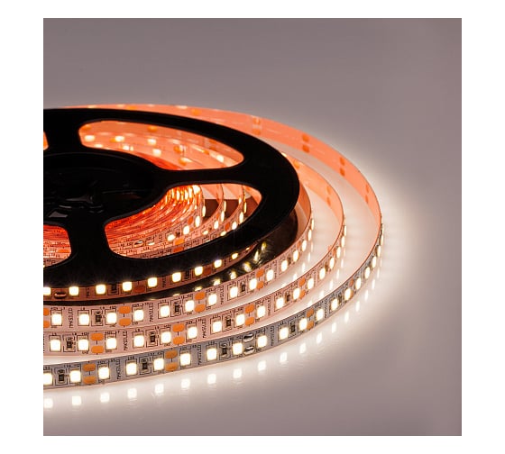 Светодиодная лента MAKSILED 5м, 12В, 9,6 Вт/м, 120SMD(2835)/м, 4000-4500K, 8мм, ML-R120-2835-NW-PRO