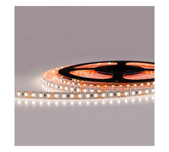 Светодиодная лента MAKSILED 5м, 12В, 9,6 Вт/м, 120SMD(2835)/м, 4000-4500K, 8мм, ML-R120-2835-NW-PRO