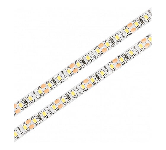 Светодиодная лента MAKSILED 5м, 12В, 9,6 Вт/м, 120SMD(2835)/м, 4000-4500K, 8мм, ML-R120-2835-NW-PRO