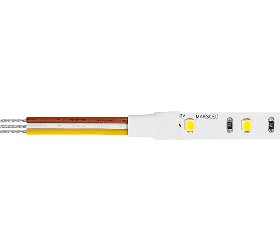 Светодиодная лента MAKSILED 5м, 12В, 5/10/14 Вт/м, 60SMD(2835)/м, IP20, 6500К, 8мм, ML-R60-2835-SA-MULTI-CW-S-6500K