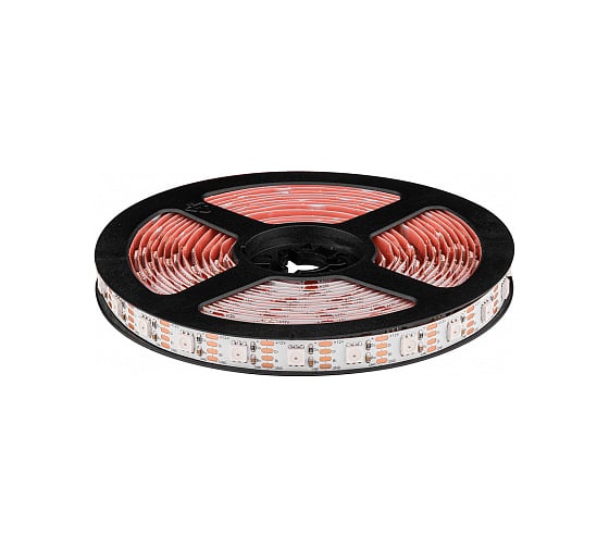 Светодиодная лента MAKSILED SPI WS2815 адресная, 5м, 12В, 8Вт/м, 60SMD(5050)/м, ML-R60-5050-RGB-Digital-S