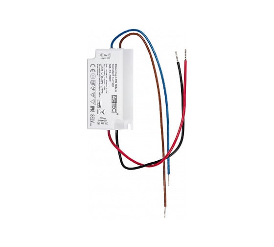 Блок питания AcTEC 7-15В, 10Вт, IP65, 0,7A, димм, Triac, 70x34,5x28мм, Q6-10-700T