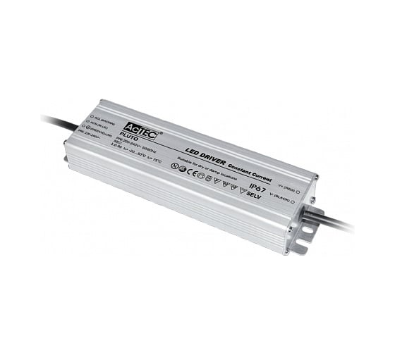 Блок питания AcTEC 40-58В, 200Вт, IP67, 3,2A, 249x70x40мм, PLUTO 200W/3200mA 1