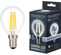 Лампа светодиодная Energy LED G45F-8-E14-4000 109322