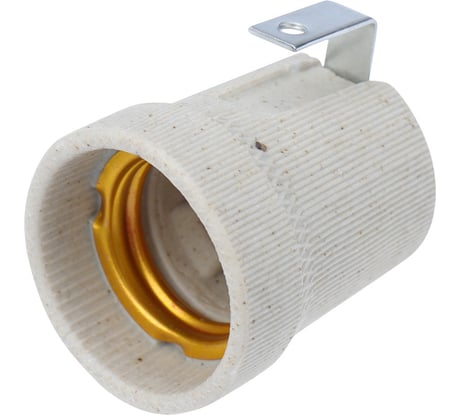 Патрон REXANT керамический E27 с держателем 11-8867